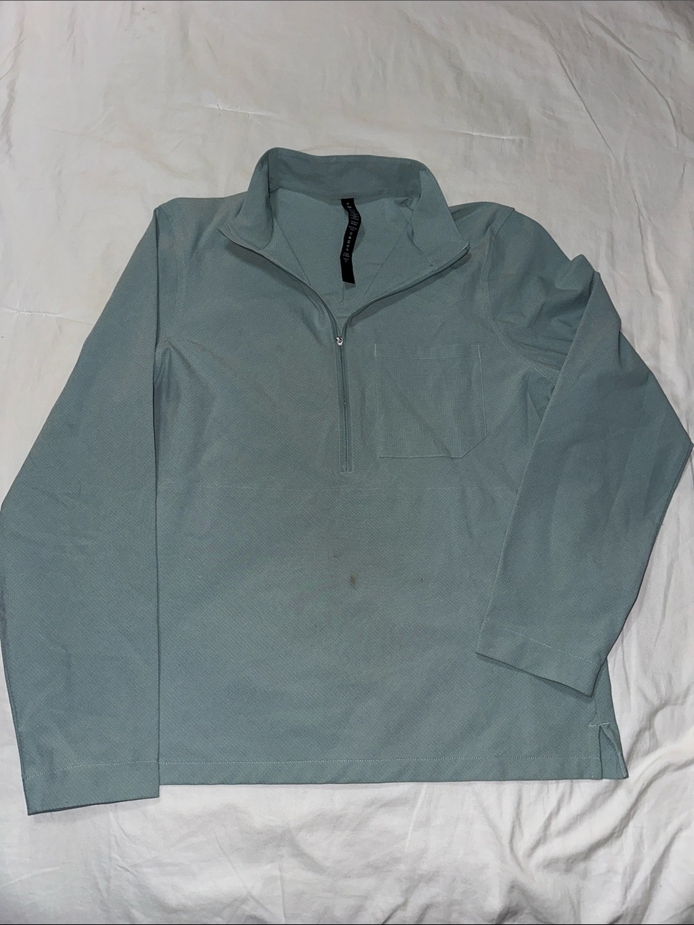 lululemon athletica Men's Quarter-Zip Sweater in Light Sage